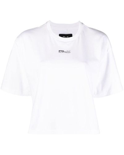 RLX Ralph Lauren T-shirt en coton à logo imprimé - Blanc