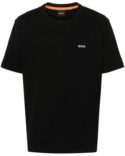 BOSS ロゴ Tスカート - ブラック