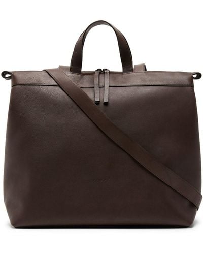 Marsèll Borso Leather Tote Bag - Brown
