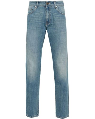 PT Torino Jeans slim con effetto schiarito - Blu
