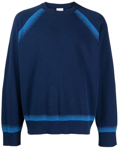 Paul Smith Haze Organic-cotton Sweater - Blue
