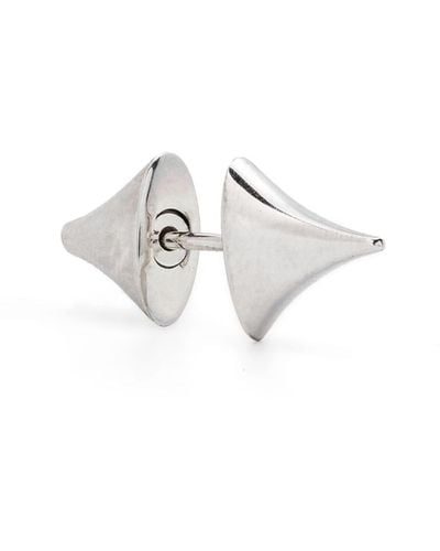 Shaun Leane Silver Rose Thorn Earring - White