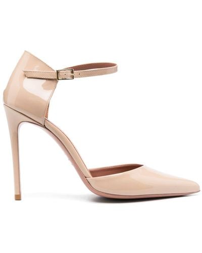 Giuliano Galiano Jil 115mm Leather Court Shoes - Pink