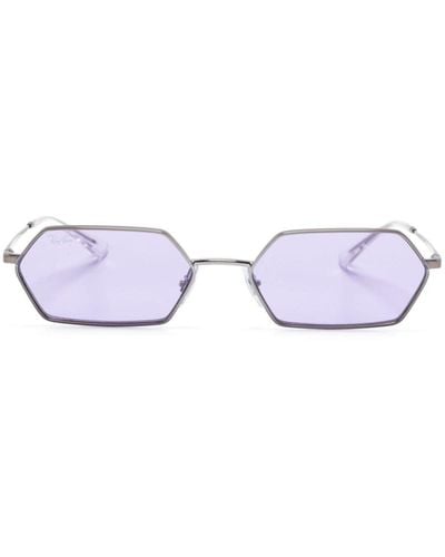 Ray-Ban Yevi Geometric-frame Sunglasses - Metallic