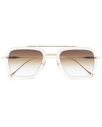 Dita Eyewear Flight.006 Square-frame Sunglasses - Metallic
