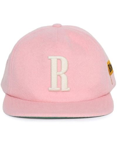 Rhude R Wool Baseball Cap - Pink