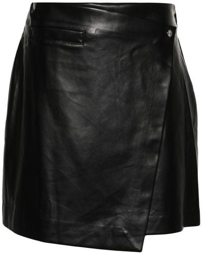 DKNY Wrap Mini Skirt - Black