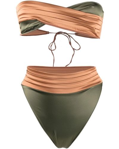 Oséree Bandeau-Bikini - Grün