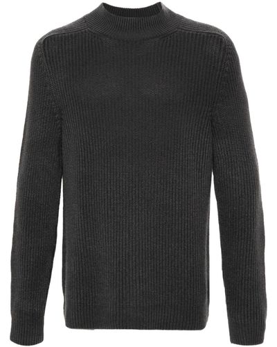 Iris Von Arnim Ribbed Cashmere Sweater - Black
