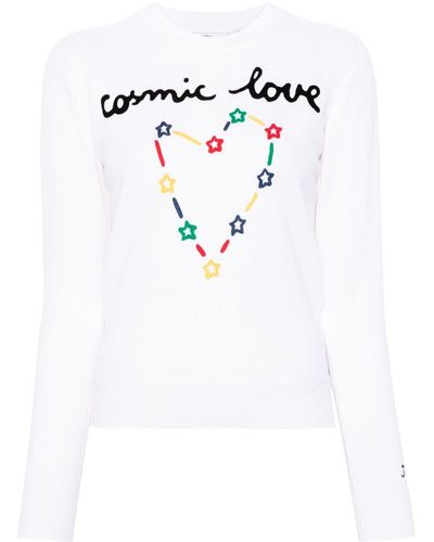 Rossignol Esther Embroidered Merino Sweater - White