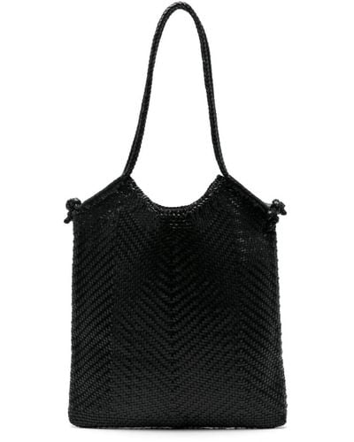 Dragon Diffusion Minga Leather Tote Bag - Black