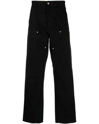 Carhartt Double Knee Organic Cotton Trousers - Black