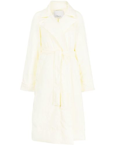 3.1 Phillip Lim Gesteppter Trenchcoat - Weiß