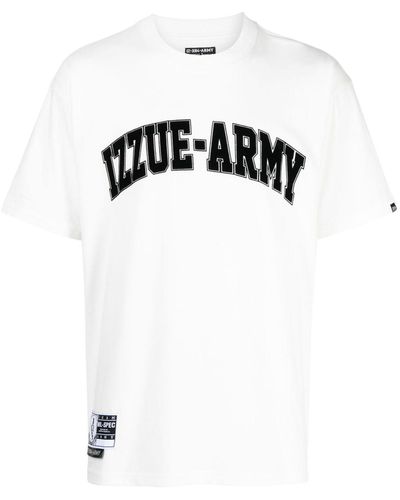 Izzue Logo-print Cotton T-shirt - White