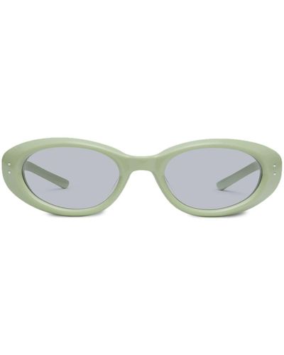 Gentle Monster Blanc Gr8 Oval-frame Sunglasses - Blue