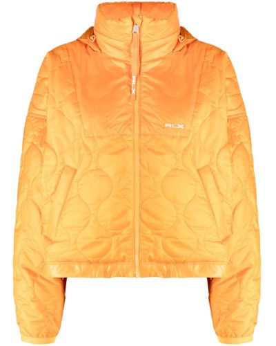 RLX Ralph Lauren ジップアップ パデッドジャケット - オレンジ