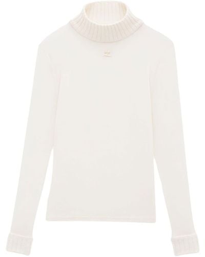 Courreges Reedition Second-skin Top - White