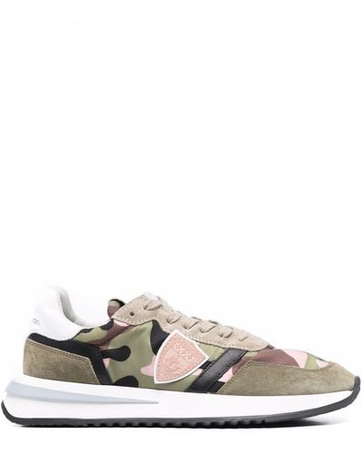 Philippe Model Tropez 2.1 Camouflage Trainers - White