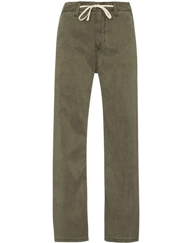 PAIGE Carly Drawstring Trousers - Green