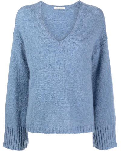 YMC Almost Grown Pullover - Blau