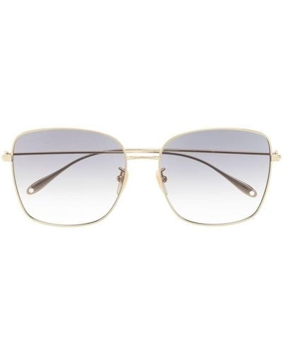 Gucci Charms Oversize Sunglasses - Metallic