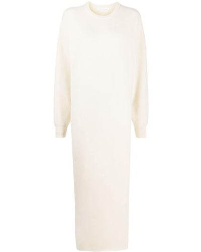 Extreme Cashmere Rib-trimmed Knitted Dress - Multicolour