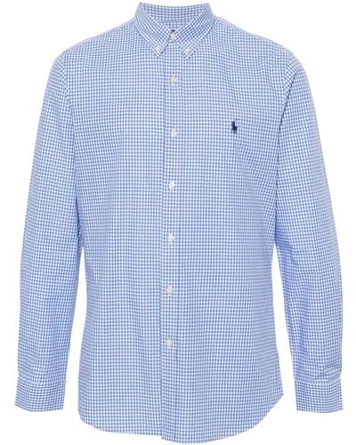 Polo Ralph Lauren Overhemd Met Gingham Ruit - Blauw