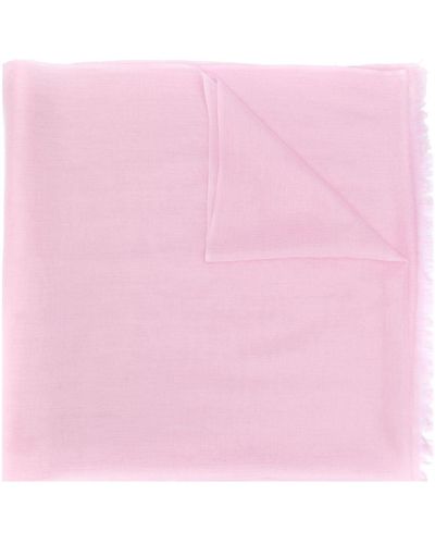 N.Peal Cashmere Lightweight Cashmere Scarf - Pink