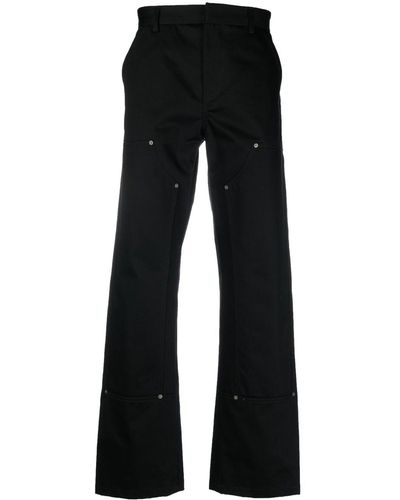424 Oversize Straight-leg Trousers - Black