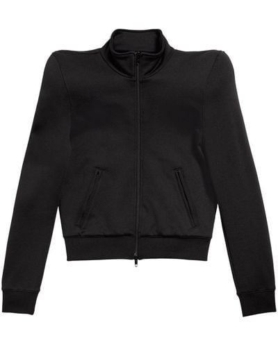Balenciaga 3b Sports Icon Zip-up Jacket - Black