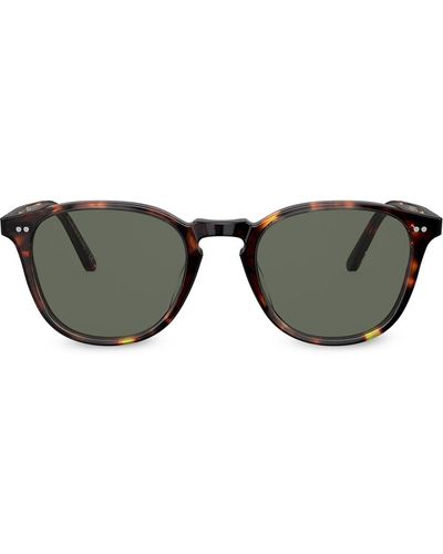 Oliver Peoples 'Forman L.A.' Sonnenbrille - Braun