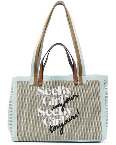 See By Chloé See Bye Tote Bag - Grey