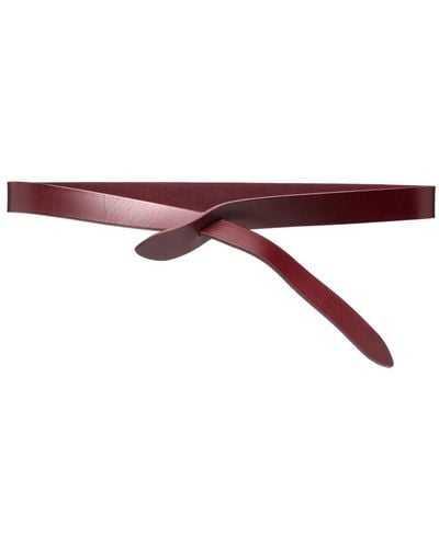 Isabel Marant Lecce leather belt - Braun