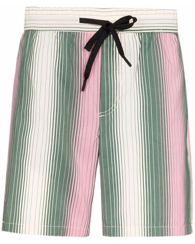WOOD WOOD Roy Gradient-stripe Swim Shorts - Pink