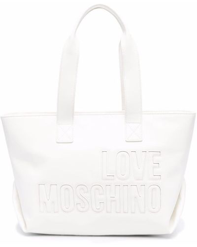 Love Moschino ロゴ ハンドバッグ - ホワイト