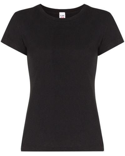 RE/DONE 60s Crew-neck Cotton T-shirt - Black