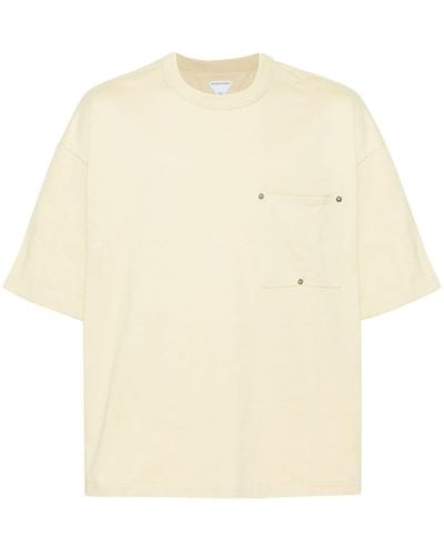 Bottega Veneta Short-sleeve Cotton T-shirt - Naturel