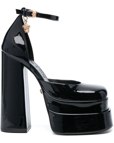 Versace Lakleren Pumps - Zwart