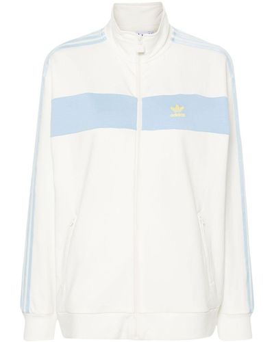 adidas Giacca sportiva con logo - Bianco