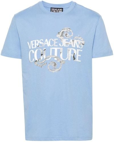 Versace Jeans Couture ロゴ Tシャツ - ブルー