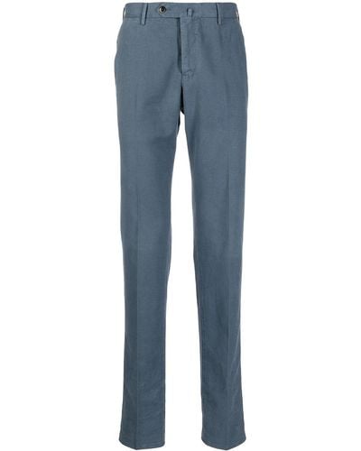 PT01 Slim-cut Pants - Blue