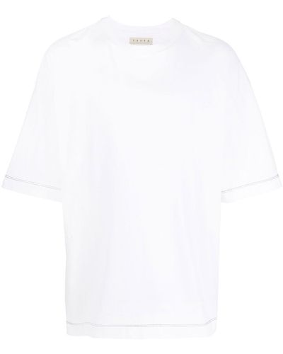 Paura T-shirt con applicazione - Bianco