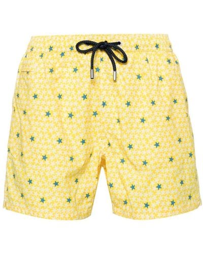 Mc2 Saint Barth Comfort Light Swim Shorts - Yellow