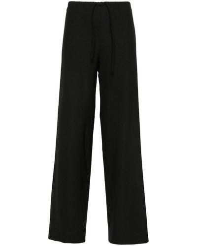 The Row Pantalon Jugi à coupe droite - Noir