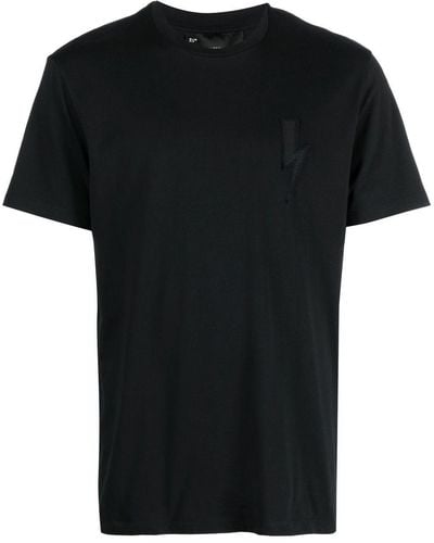 Neil Barrett T-shirt bolt nera - Nero