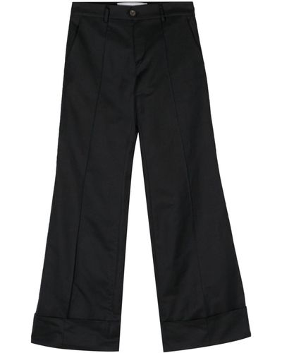 Societe Anonyme Overleaps Straight-leg Trousers - Black