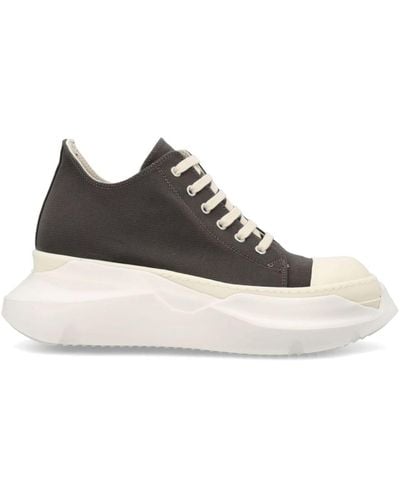 Rick Owens Abstract Low Sneakers - Schwarz