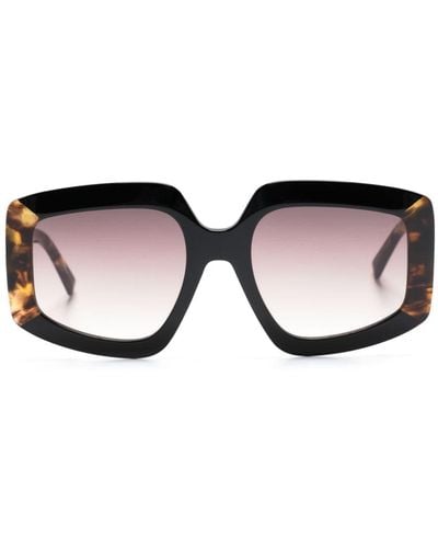Missoni Butterfly-frame Tortoiseshell-effect Sunglasses - Black