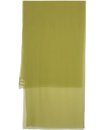 Alberta Ferretti Fular con diseño transparente - Verde