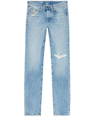 DIESEL 1989 D-mine Straight-leg Jeans - Blue